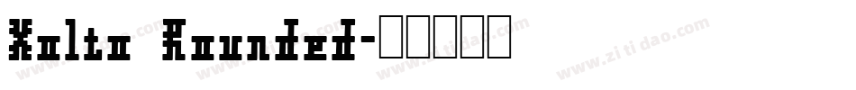 Xolto Rounded字体转换